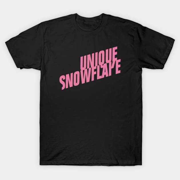 Unique Snowflake Fight Club logo T-Shirt by w0dan